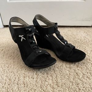 Black Anne Klein sport wedges